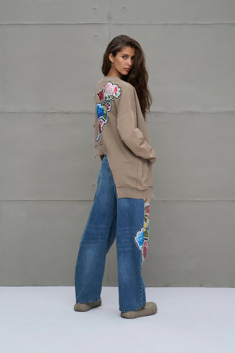 SWEATSHIRT VDR FLORAL - Carla Valente