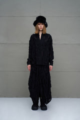 CAMISA VDR FRANJA SEMI-TRANSLUCIDA - Carla Valente