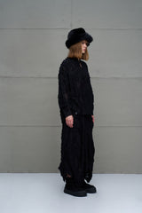 CAMISA VDR FRANJA SEMI-TRANSLUCIDA - Carla Valente