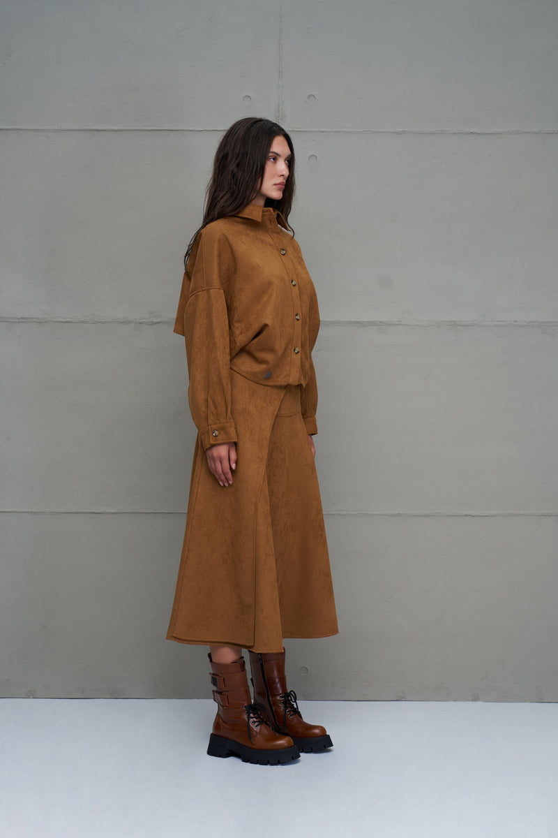 SAIA VDR EM FELPA COM CORTE ENVELOPE - Carla Valente