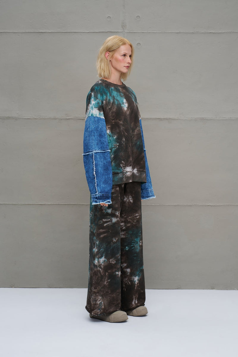 CALÇA VDR TYE DYE WIDE LEG - Carla Valente