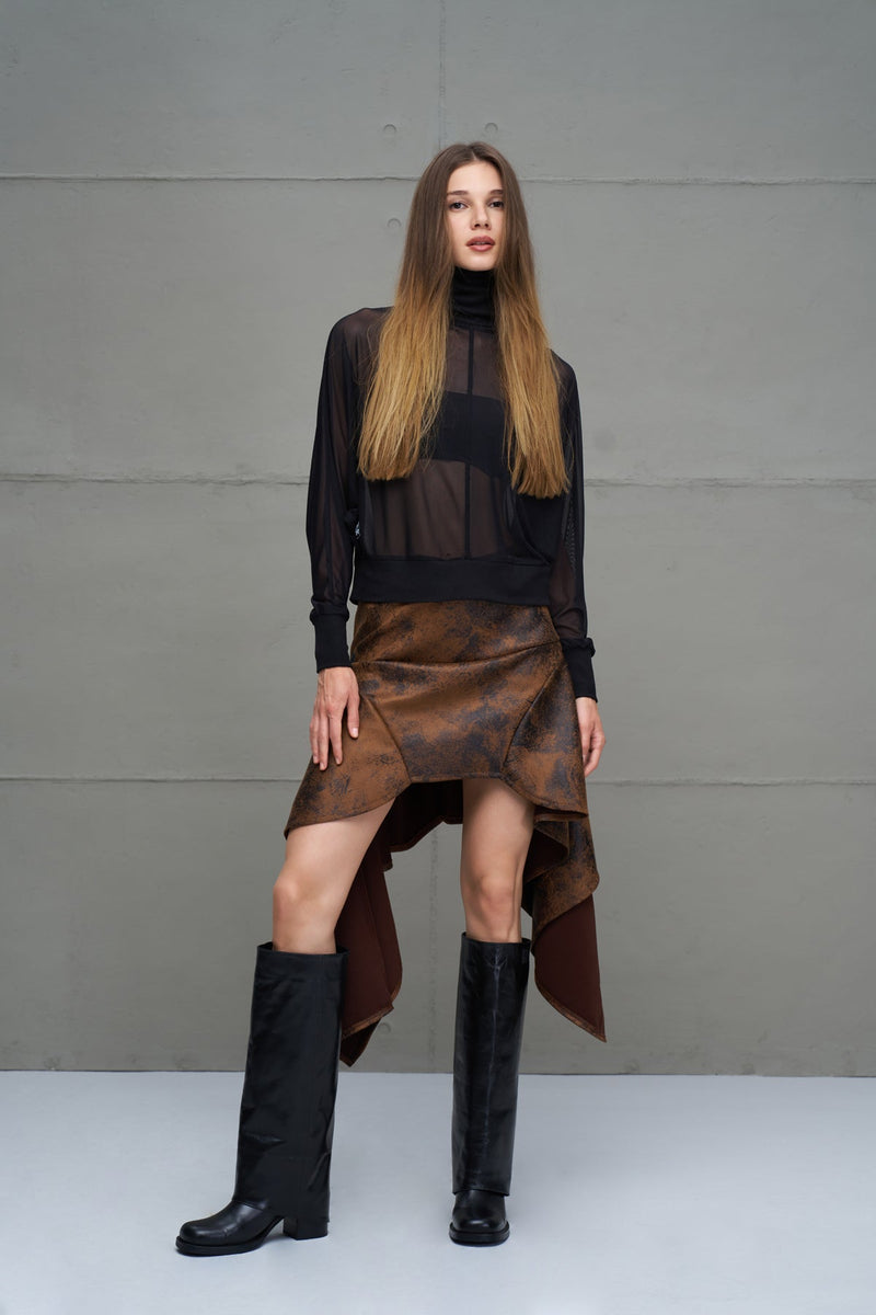 SAIA VDR ASSIMETRICA EFEITO PELE DESGASTADA - Carla Valente