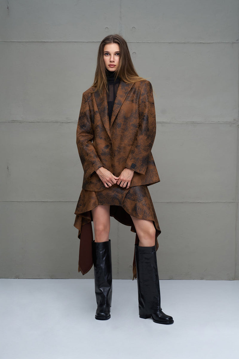 CASACO VDR OVERSIZE EFEITO PELE - Carla Valente