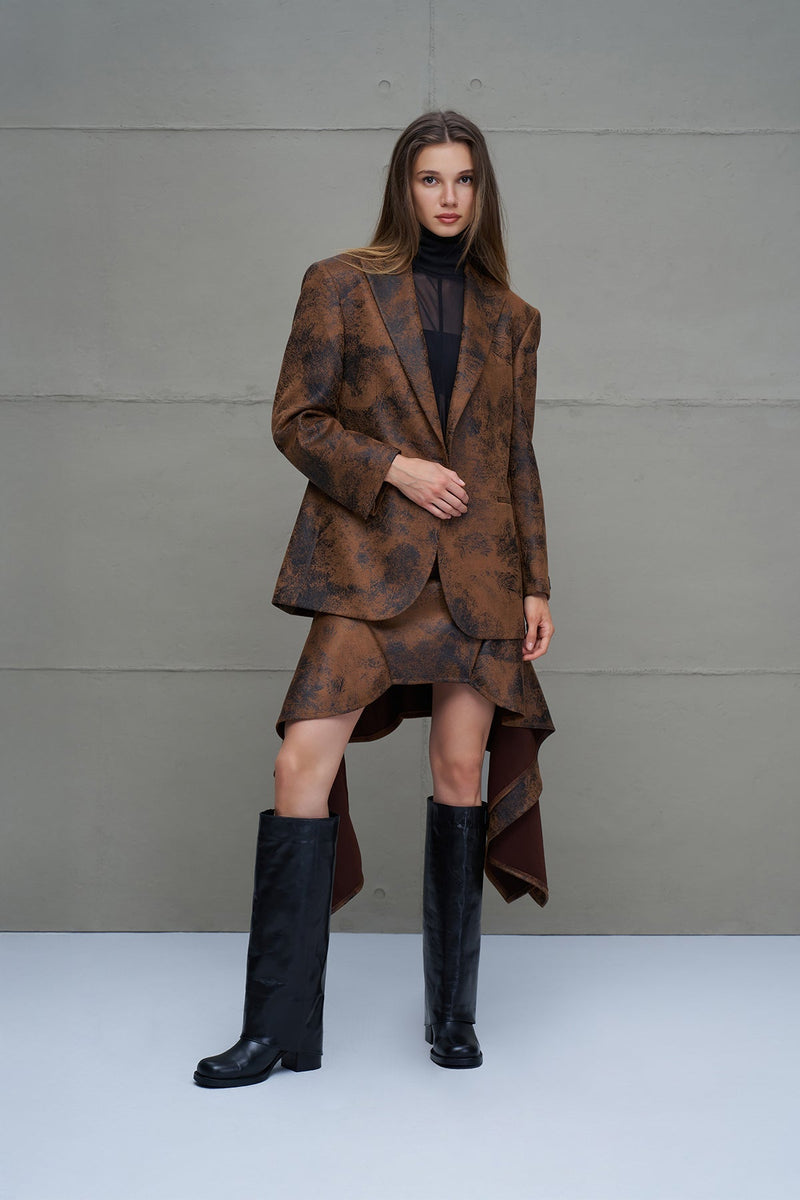 CASACO VDR OVERSIZE EFEITO PELE - Carla Valente