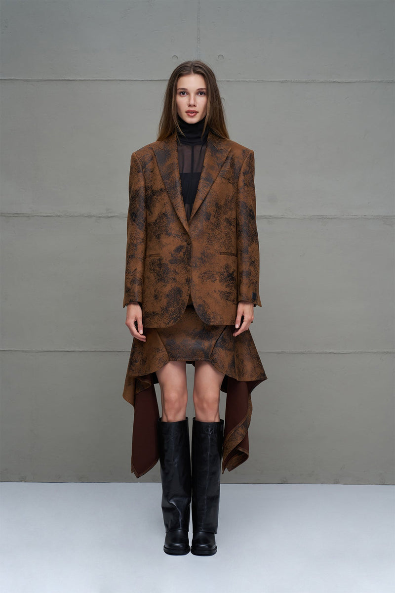 CASACO VDR OVERSIZE EFEITO PELE - Carla Valente