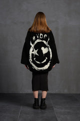 CASACO VDR OVERSIZE FAKE FUR COM CINTO