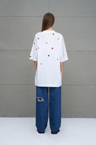 T-SHIRT VDR COMPRIDA ROSAS - Carla Valente