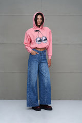 SWEATSHIRT VDR CAPUZ CHERRY DISCOBALLS - Carla Valente