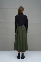 VESTIDO VDR MIDI GOLA ALTA - Carla Valente