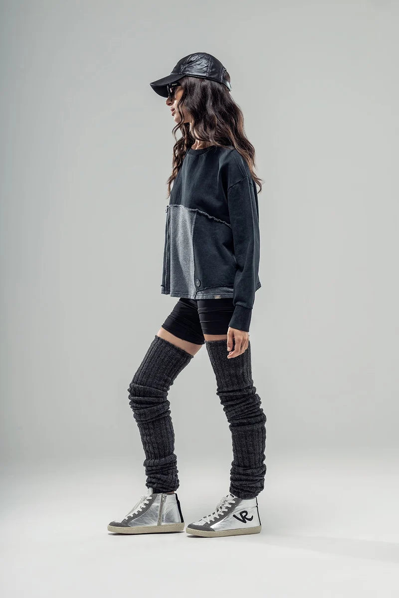 SWEATSHIRT VDR COM DETALHE COSTURA - Carla Valente