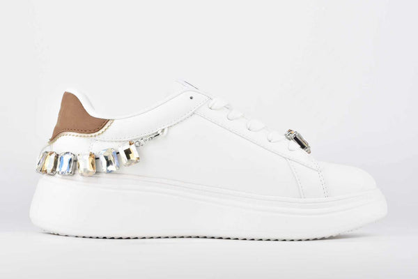 SNEAKERS RUSSELL MATOS MILL WHITE COM DETALHE DE CORRENTE - Carla Valente