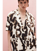 BLAZER IMPERIAL MANGA CURTA ANIMAL PRINT - Carla Valente