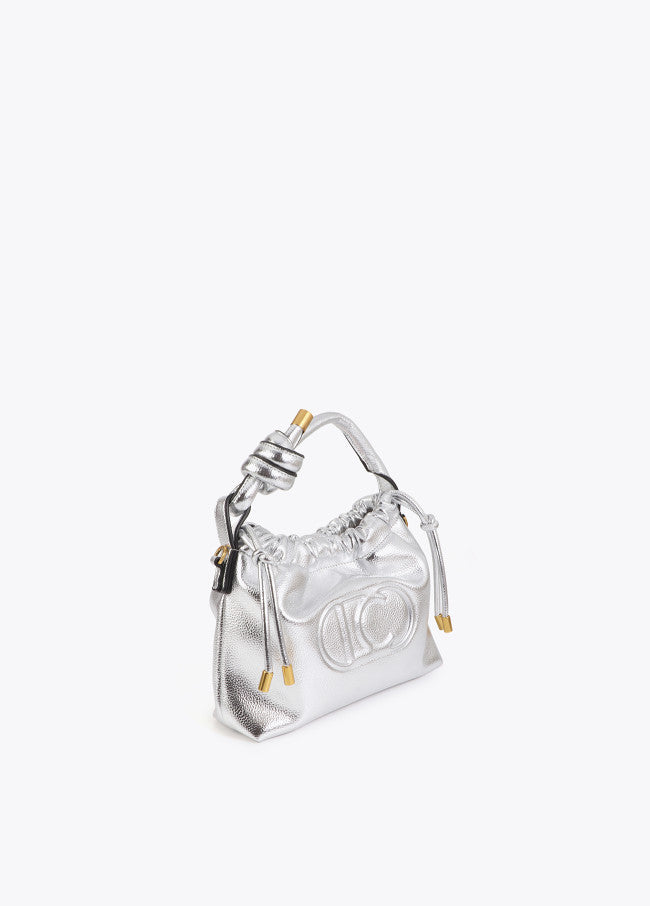 BOLSA LOLA CASADEMUNT BUCKET COM LOGO EM RELEVO - Carla Valente