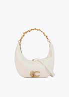 BOLSA LOLA CASADEMUNT MEIA LUA COM LC ANML PRINT E CORRENTE - Carla Valente