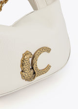 BOLSA LOLA CASADEMUNT MEIA LUA COM LC ANML PRINT E CORRENTE - Carla Valente