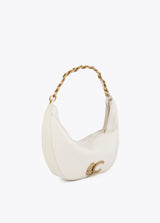 BOLSA LOLA CASADEMUNT MEIA LUA COM LC ANML PRINT E CORRENTE - Carla Valente