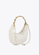 BOLSA LOLA CASADEMUNT MEIA LUA COM LC ANML PRINT E CORRENTE - Carla Valente