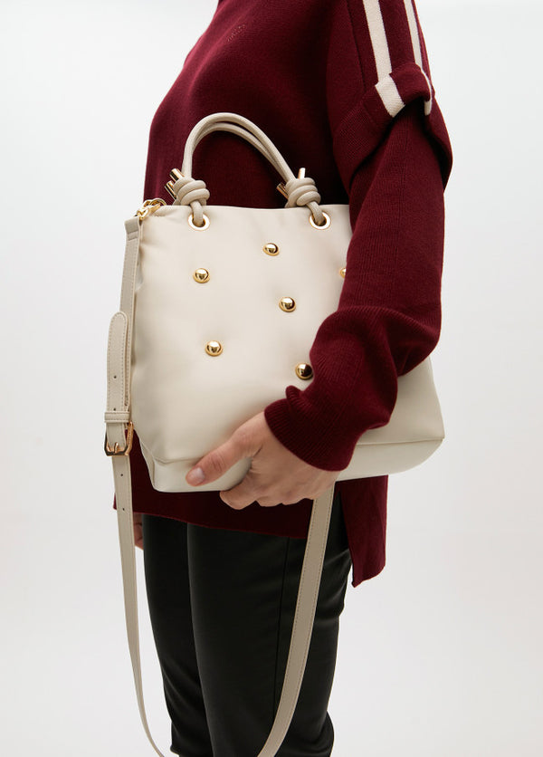 BOLSA LOLA CASDMNT ECO PELE ACOLCHOADA COM TACHAS REDONDAS - Carla Valente