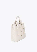 BOLSA LOLA CASDMNT ECO PELE ACOLCHOADA COM TACHAS REDONDAS - Carla Valente