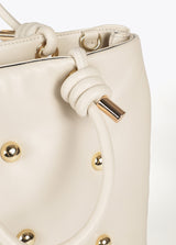 BOLSA LOLA CASDMNT ECO PELE ACOLCHOADA COM TACHAS REDONDAS - Carla Valente