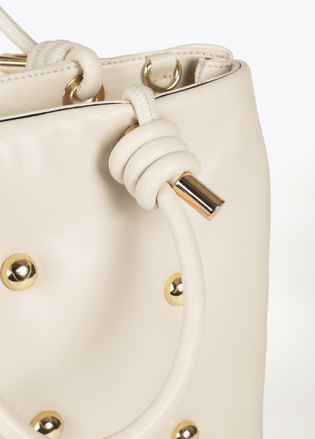 BOLSA LOLA CASDMNT ECO PELE ACOLCHOADA COM TACHAS REDONDAS - Carla Valente