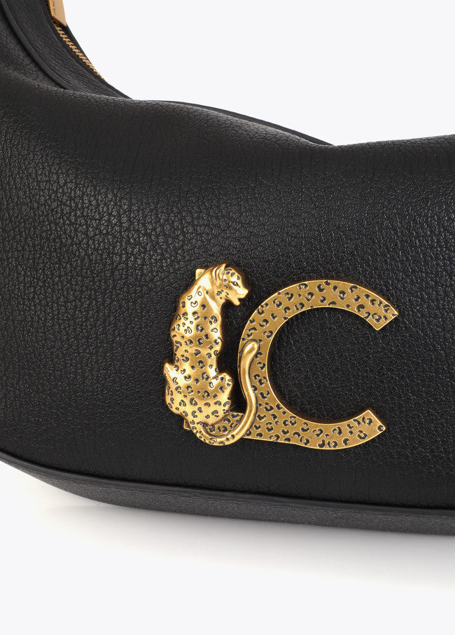 BOLSA LOLA CASADEMUNT MEIA LUA COM LC ANML PRINT E CORRENTE - Carla Valente