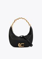 BOLSA LOLA CASADEMUNT MEIA LUA COM LC ANML PRINT E CORRENTE - Carla Valente