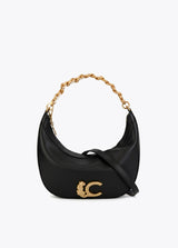 BOLSA LOLA CASADEMUNT MEIA LUA COM LC ANML PRINT E CORRENTE - Carla Valente