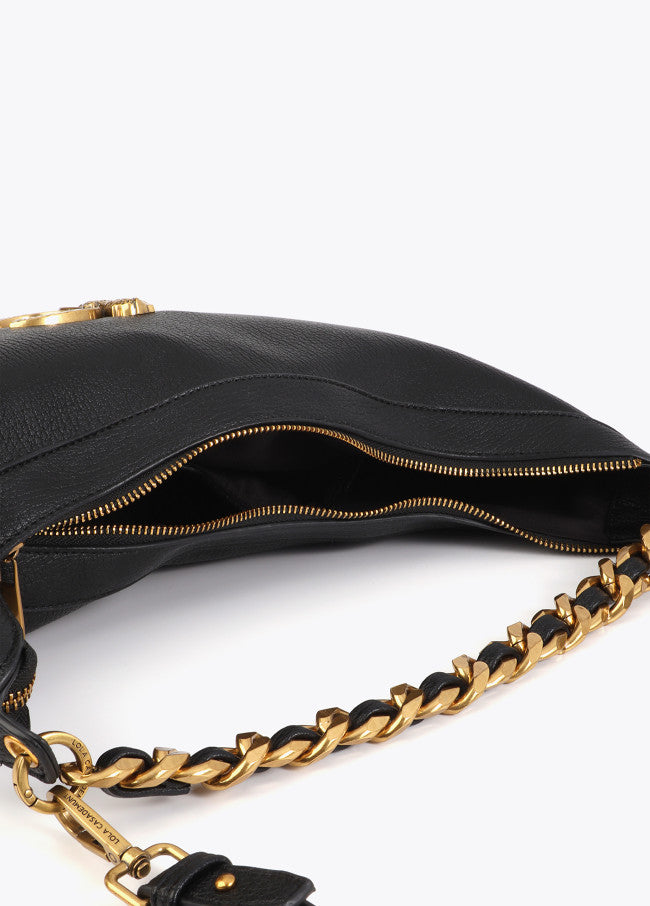 BOLSA LOLA CASADEMUNT MEIA LUA COM LC ANML PRINT E CORRENTE - Carla Valente