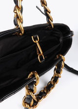 SHOPPER BAG LOLA CASADMNT ACOLCHOADA ECO PELE ALÇA LOGO LEOPARDO - Carla Valente