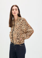 BOMBER LOLA CASADEMUNT DE CETIM ESTAMPADO ANML PRINT - Carla Valente