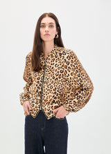 BOMBER LOLA CASADEMUNT DE CETIM ESTAMPADO ANML PRINT - Carla Valente