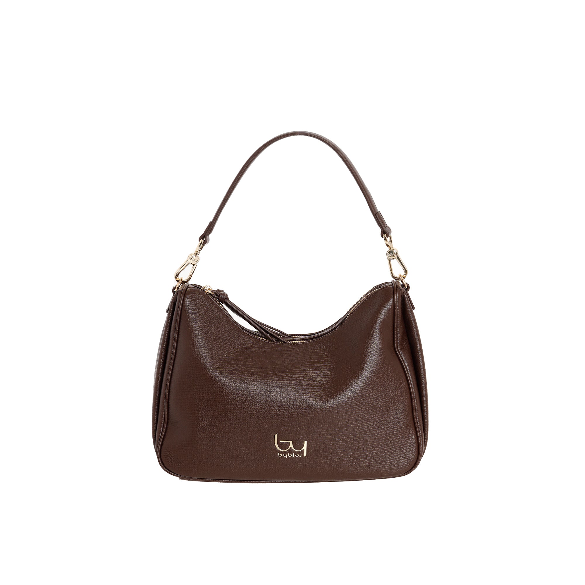 CARTEIRA BYBLOS HOBO OMBRO — Chocolate — vista principal