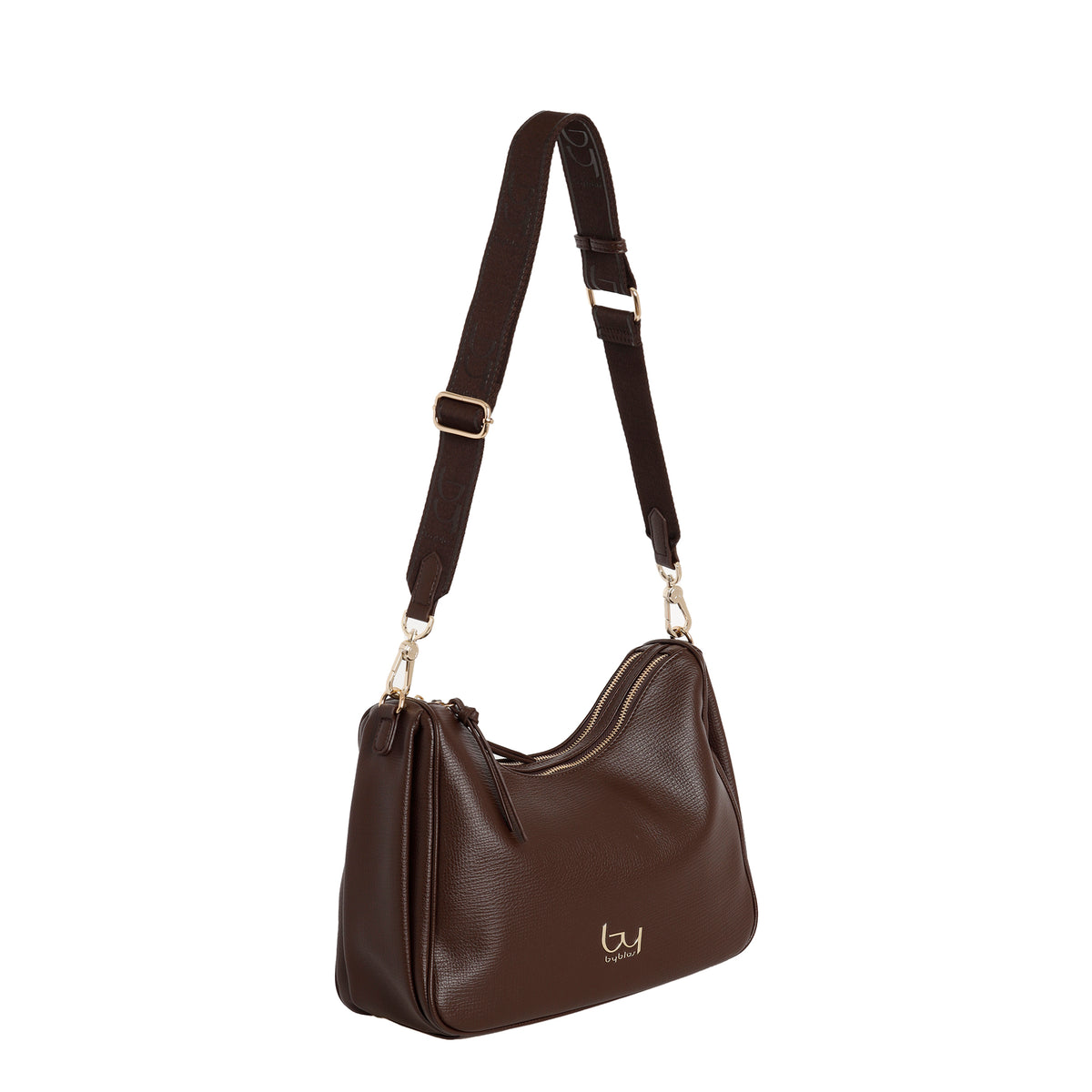 CARTEIRA BYBLOS HOBO OMBRO — Chocolate — vista complementar