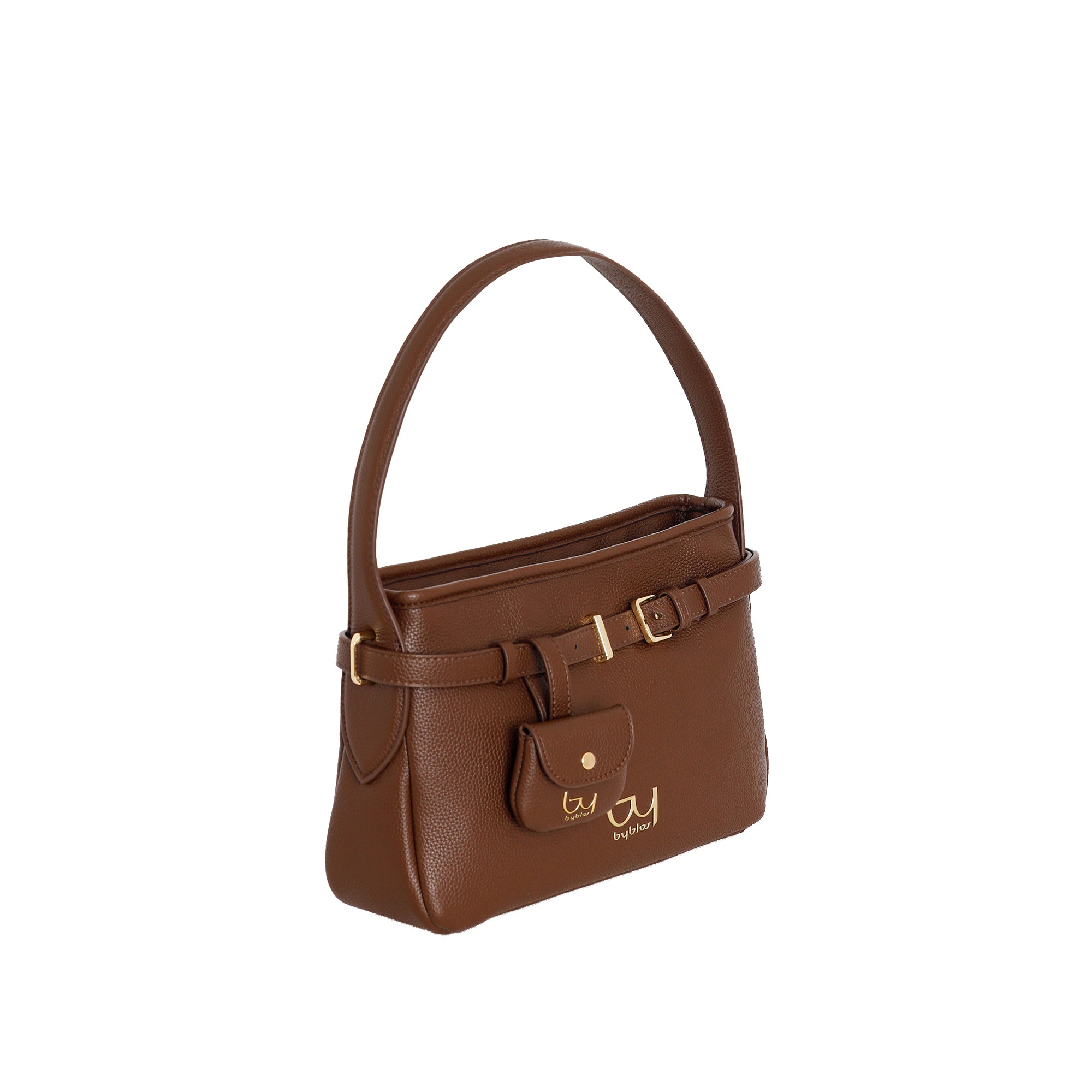 CARTEIRA BY BYBLOS TIRACOLO — Chocolate — vista complementar