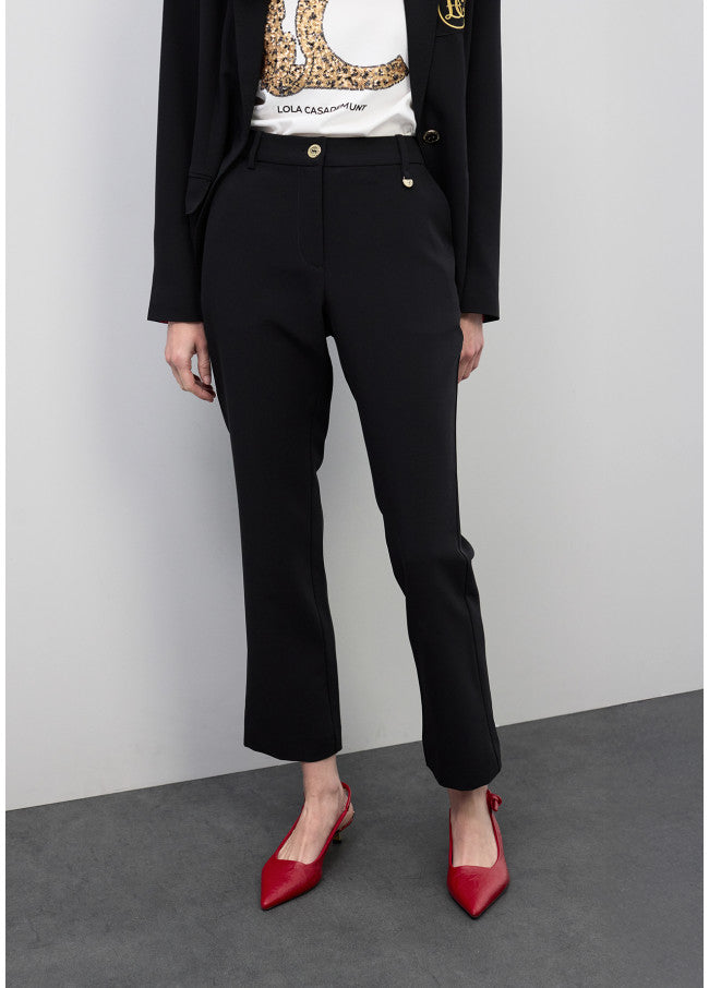 CALÇA LOLA CASADEMUNT CROPPED FLARE - Carla Valente