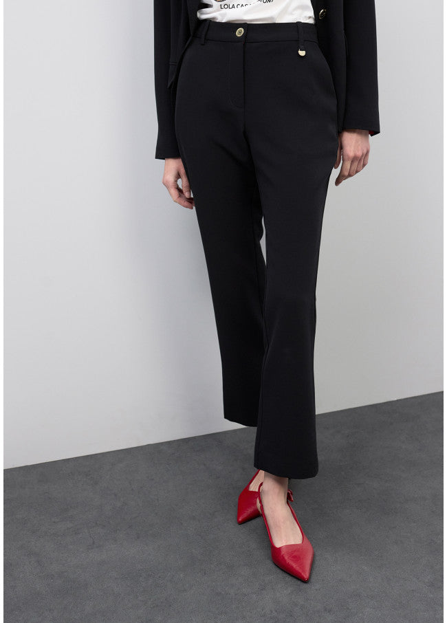 CALÇA LOLA CASADEMUNT CROPPED FLARE - Carla Valente