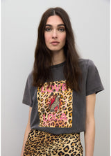 T-SHIRT LOLA CASADEMUNT LOVE LOLA LEOPARDO - Carla Valente