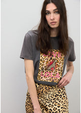 T-SHIRT LOLA CASADEMUNT LOVE LOLA LEOPARDO - Carla Valente