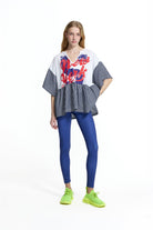 T-SHIRT VDR NEW YORK BAINHA LISTRADA - Carla Valente