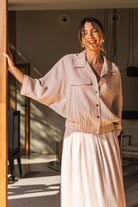 SAIA FERRACHE MIDI EM LINHO C/PREGAS - Carla Valente