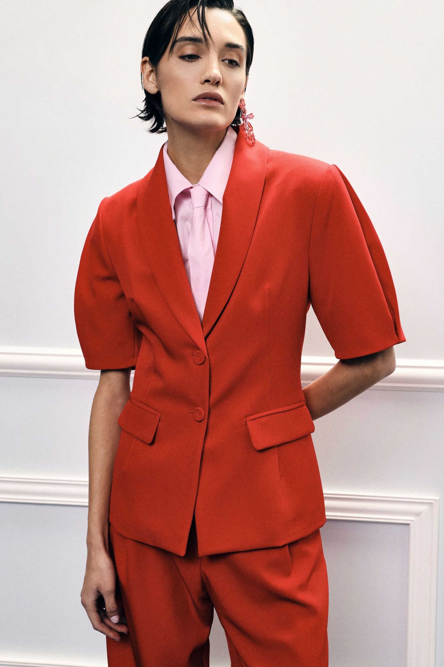 BLAZER IMPERIAL MANGA CURTA FECHO DOIS BOTÕES - Carla Valente