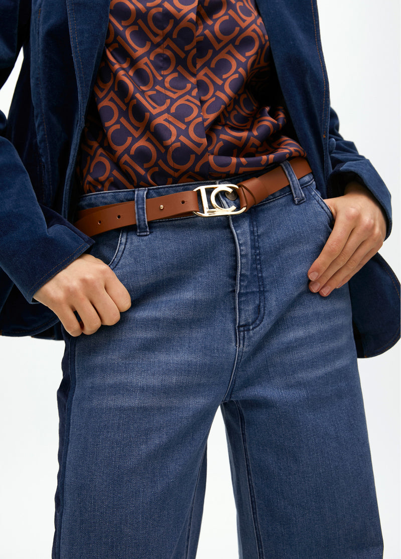 CINTO LOLA CASADMNT CADEIA LOGO OVAL - Carla Valente