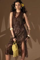 VESTIDO FOURSOUL CROCHET - Carla Valente