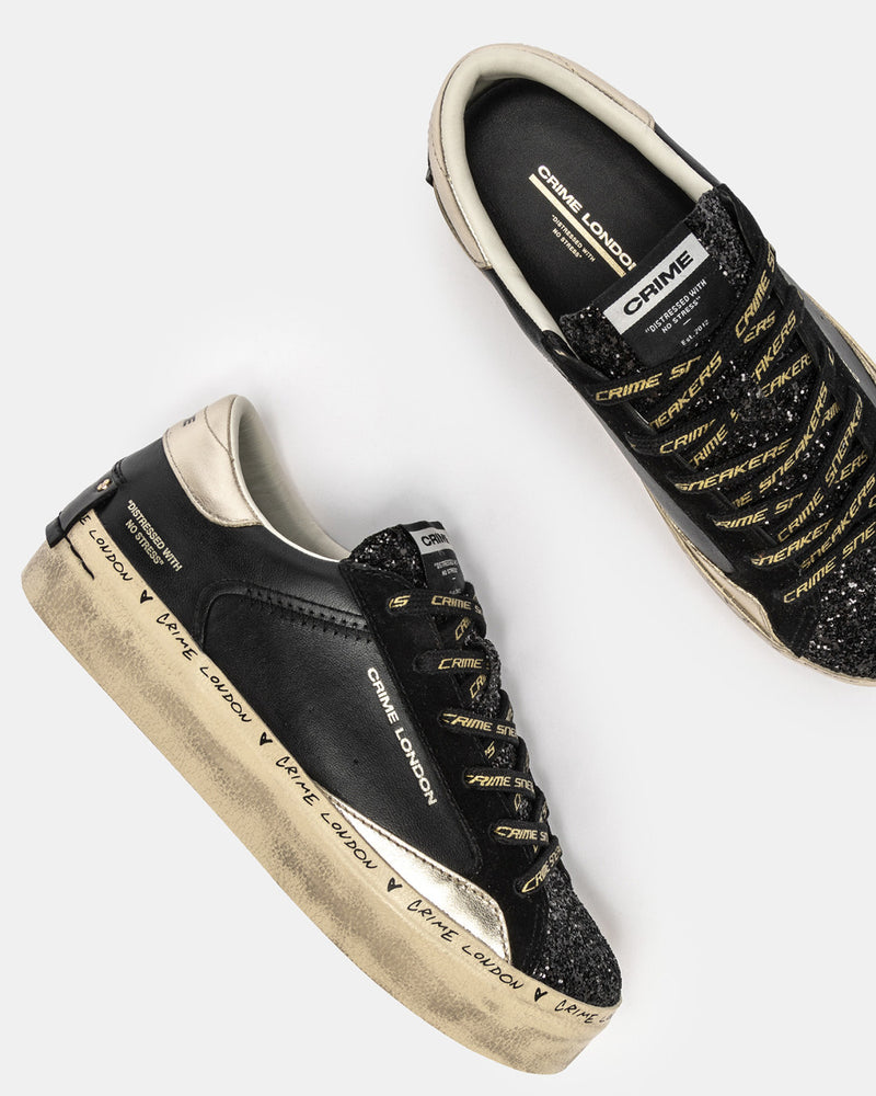 SAPATILHA CRIME LONDON DISTRESSED PLATAFORMA - Carla Valente