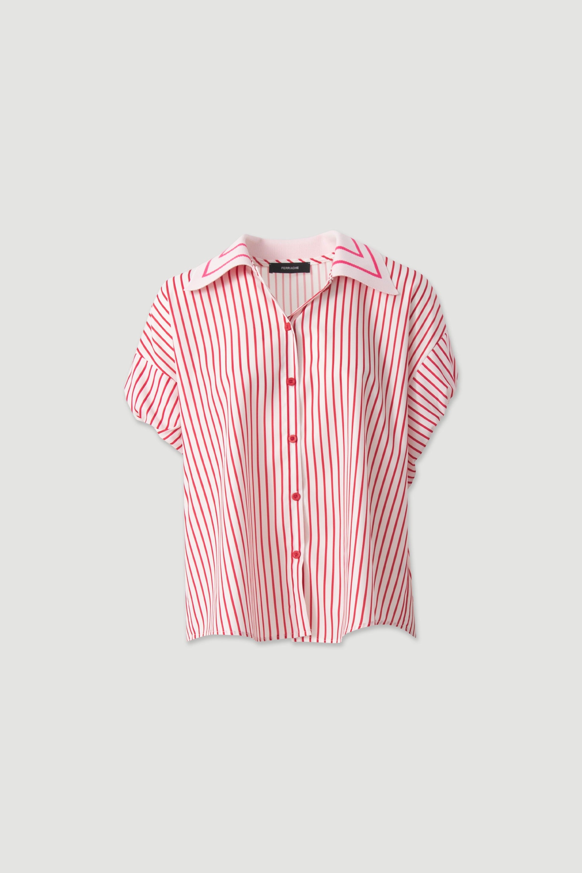 CAMISA FERRACHE RISCAS MANGA AMPLA - Carla Valente