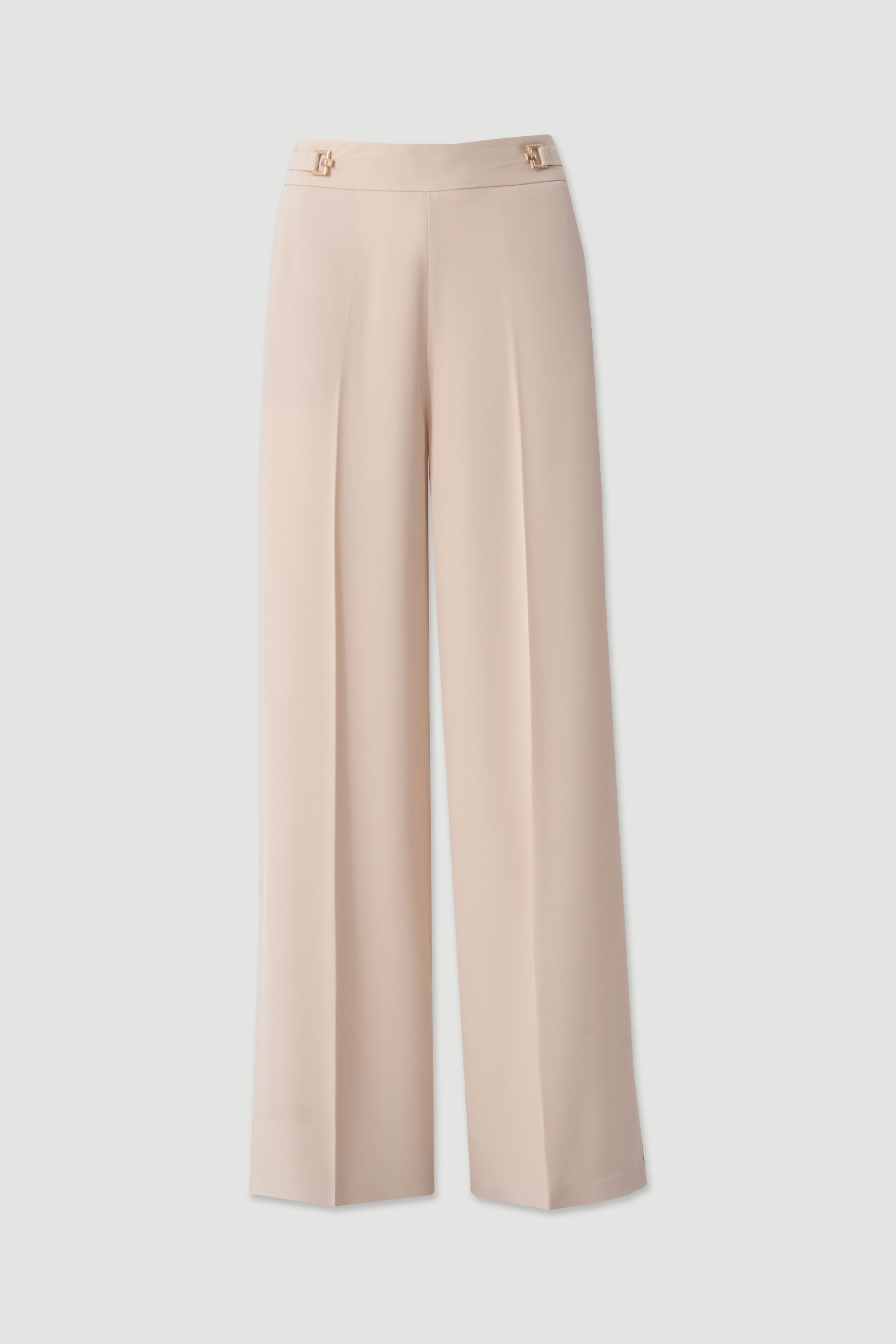 CALÇA FERRACHE FLUIDA C/DETALHE DOURADO - Carla Valente