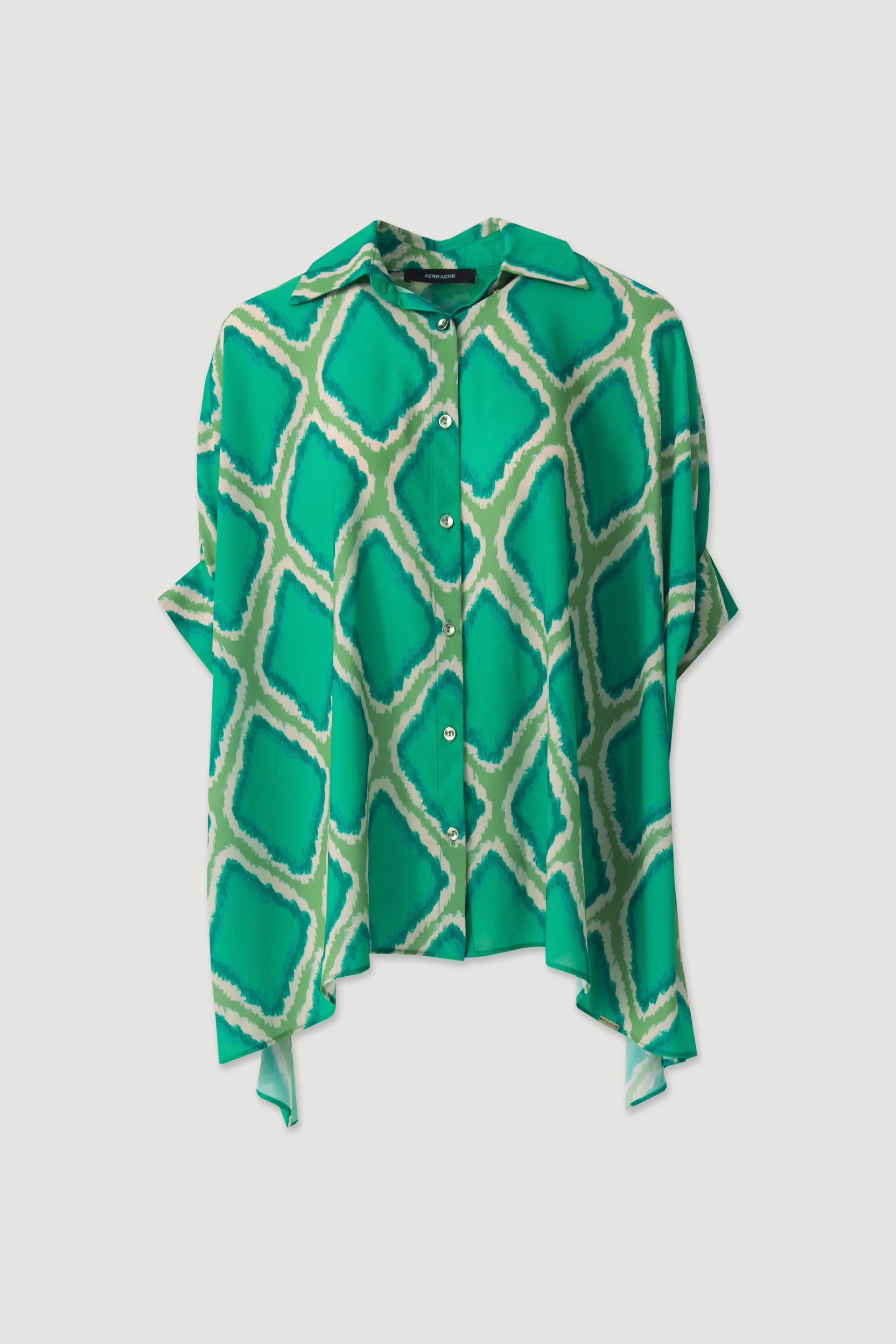 CAMISEIRO FERRACHE FLUIDO C/PADRÃO GEOMO - Carla Valente