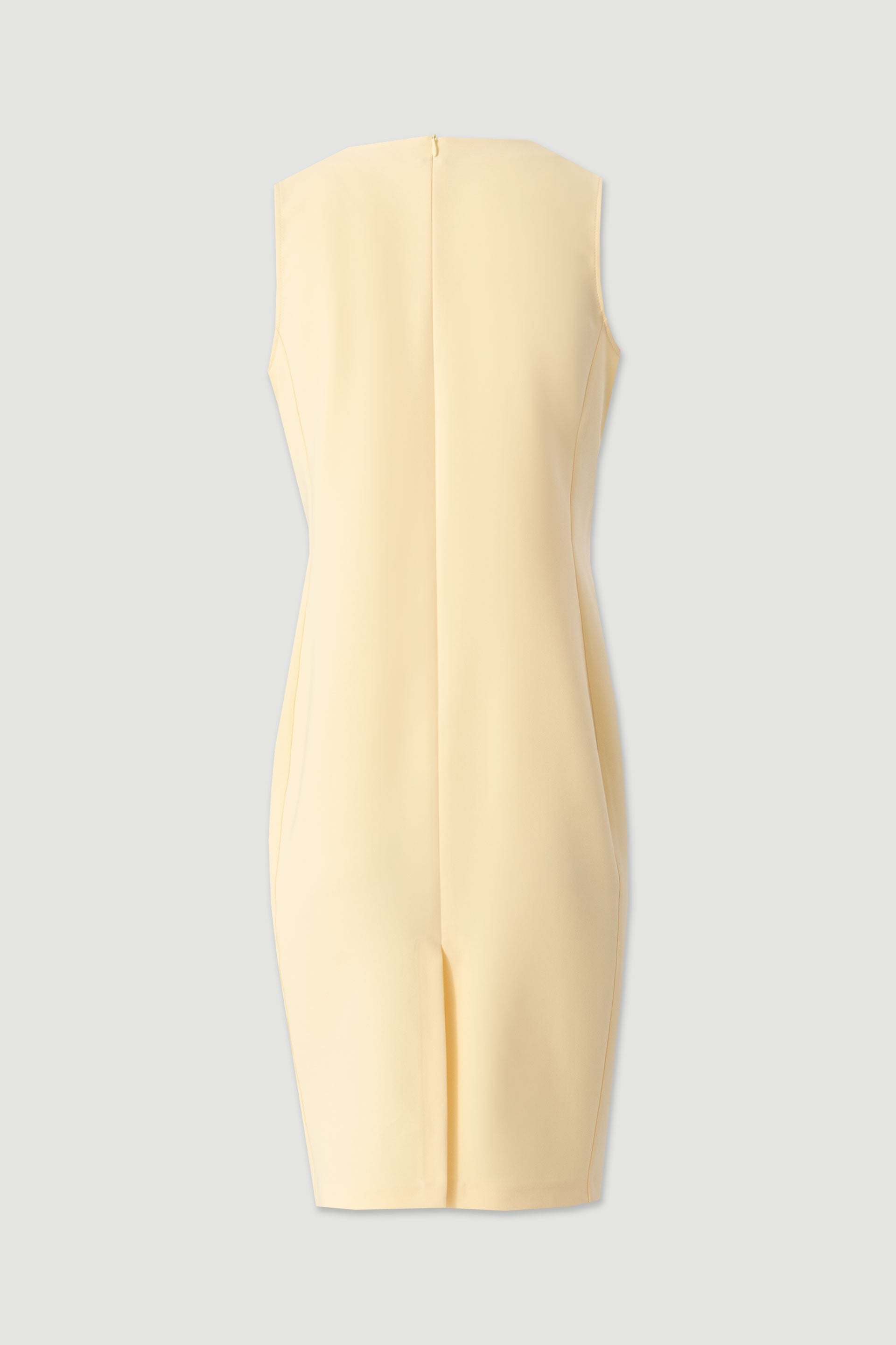 VESTIDO FERRACHE CINTADO C/ DETALHE DOURADO - Carla Valente