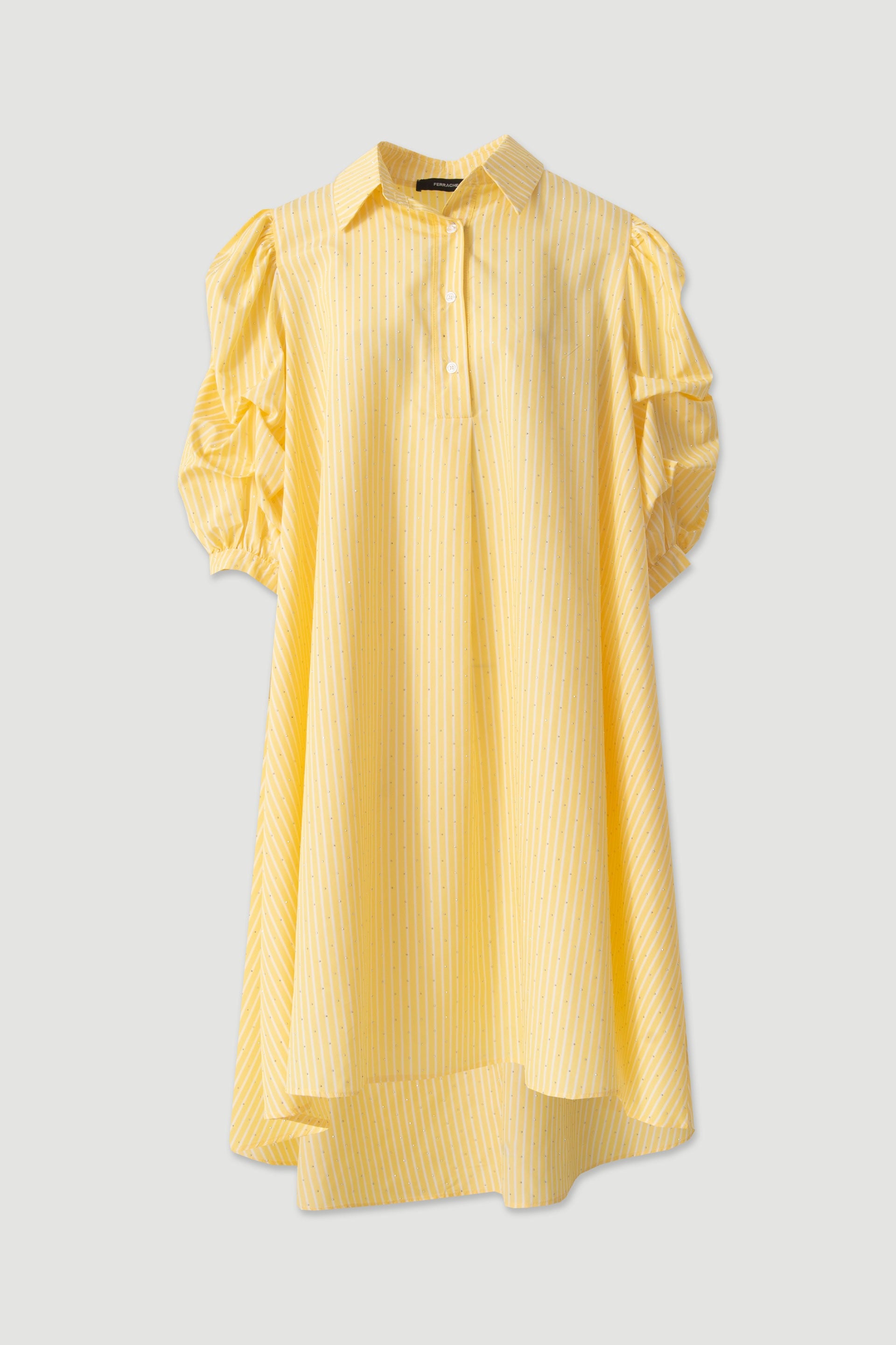 VESTIDO FERRACHE CAMISEIRO RISCAS COM BRILHANTES - Carla Valente